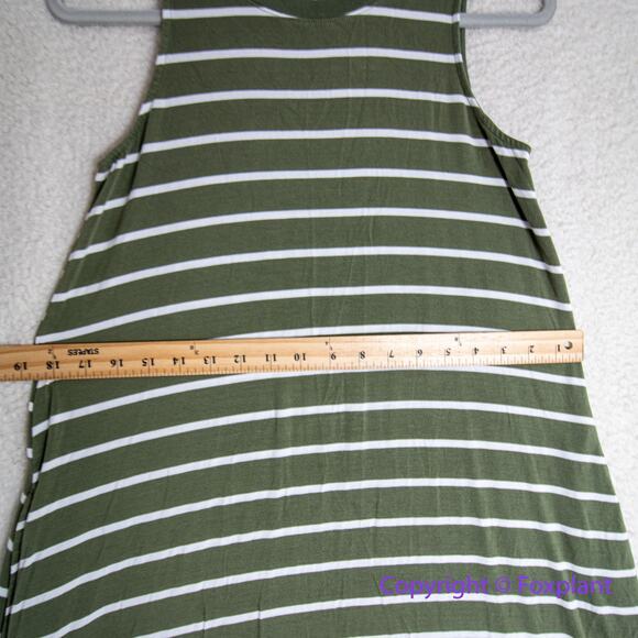 Time and Tru Sleeveless striped‎ midi dress size Small - Picture 4 of 9